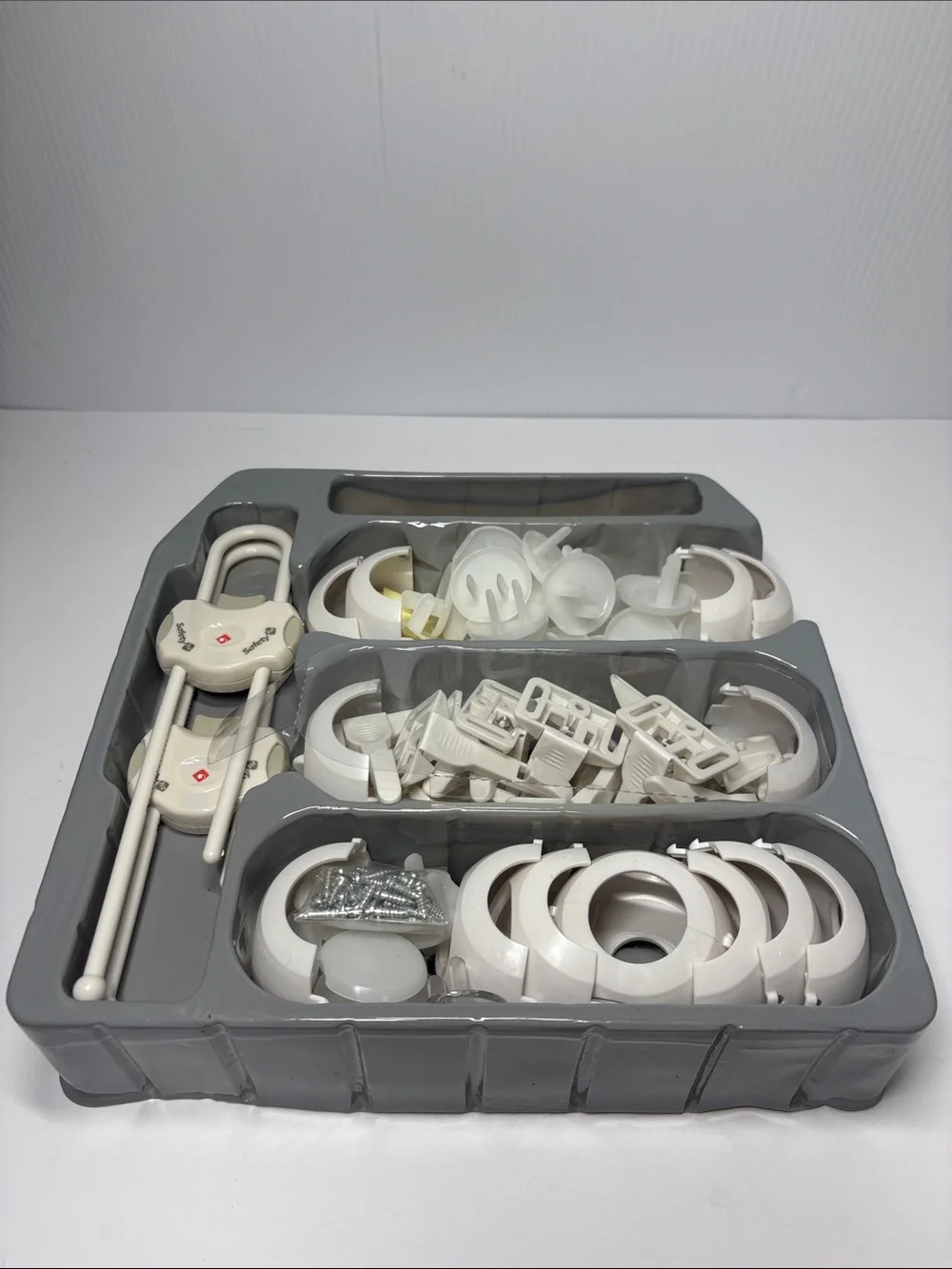 Safety 1st Whole Home Safety Set Outlet & Cabinet Hardware Kit - White